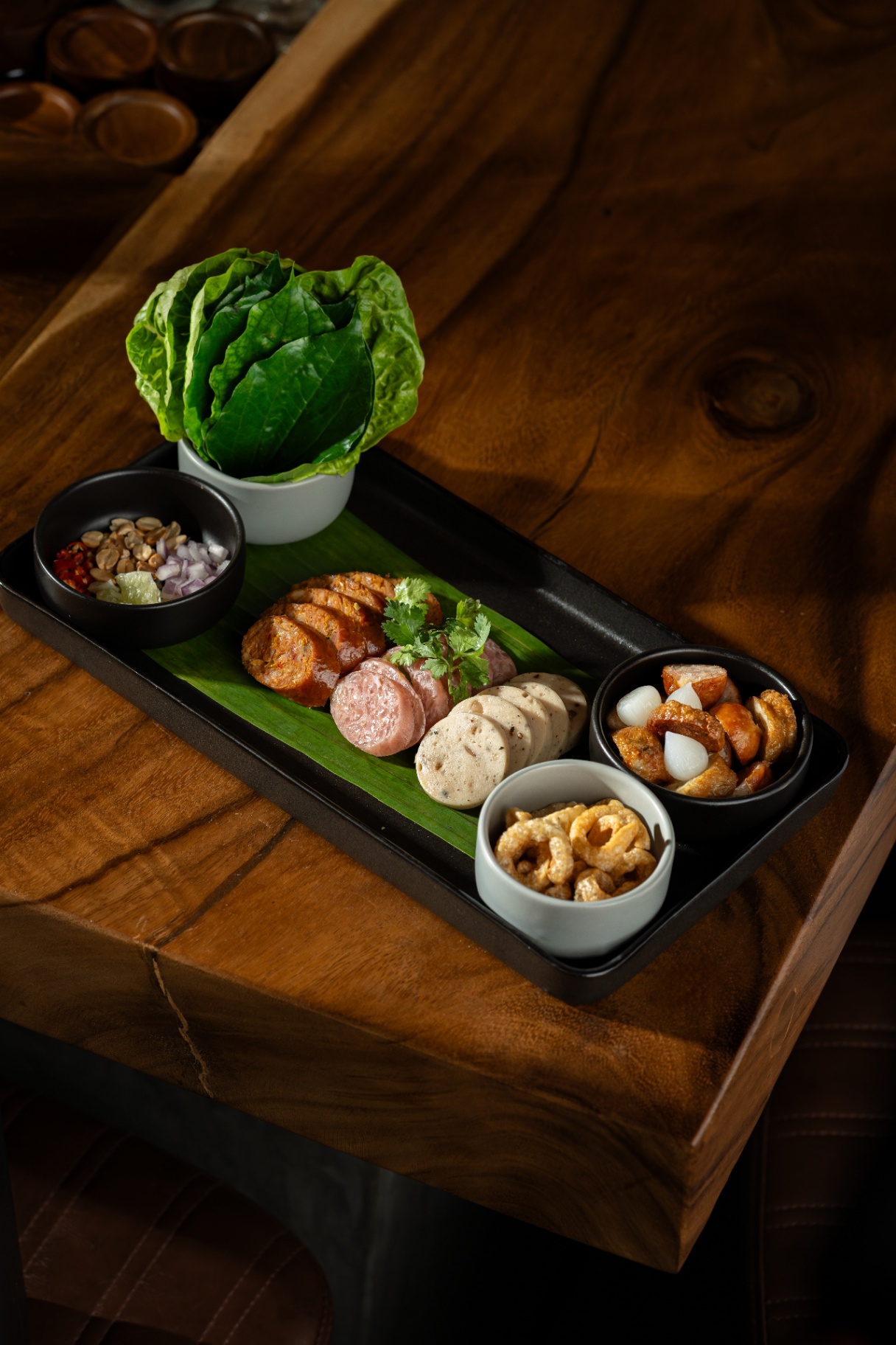 Northern Thai sausage and cold cut platter at Khaosan Penang